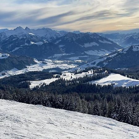 Confortable Chalet Avec Magnifique Vue En Gruyere. Charmey Kültér fotó